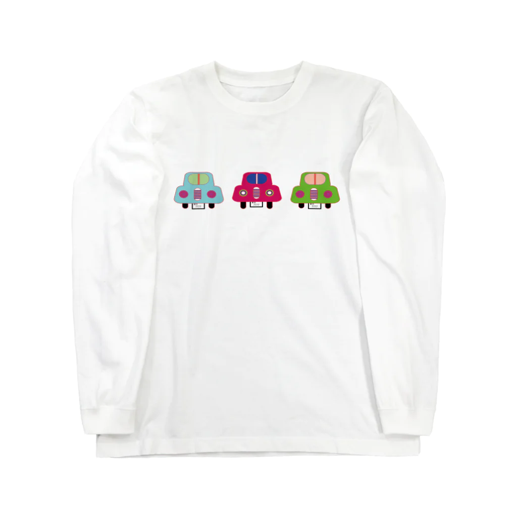 サラスのクラシックカー3台 Long Sleeve T-Shirt