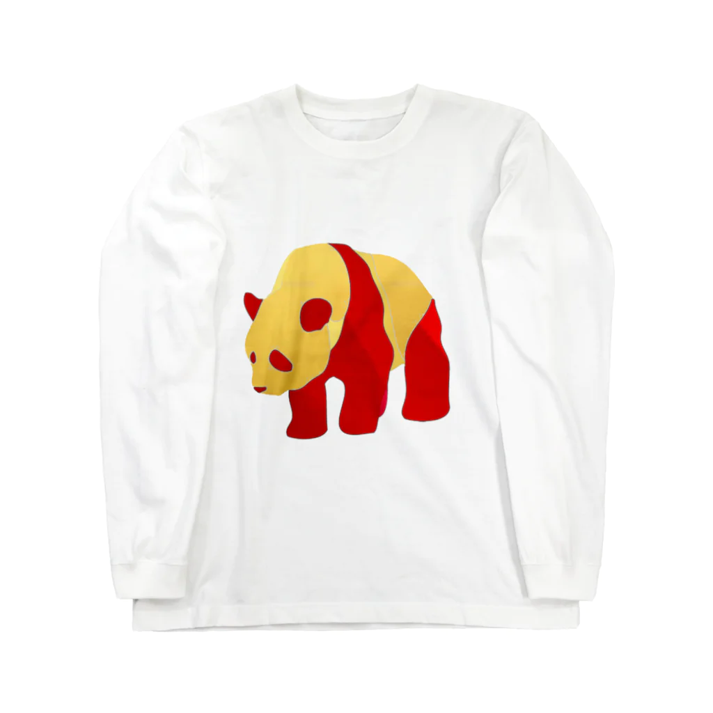 広熨斗隼人SHOPの広熨斗隼人のカラーパンダ🐼２ Long Sleeve T-Shirt