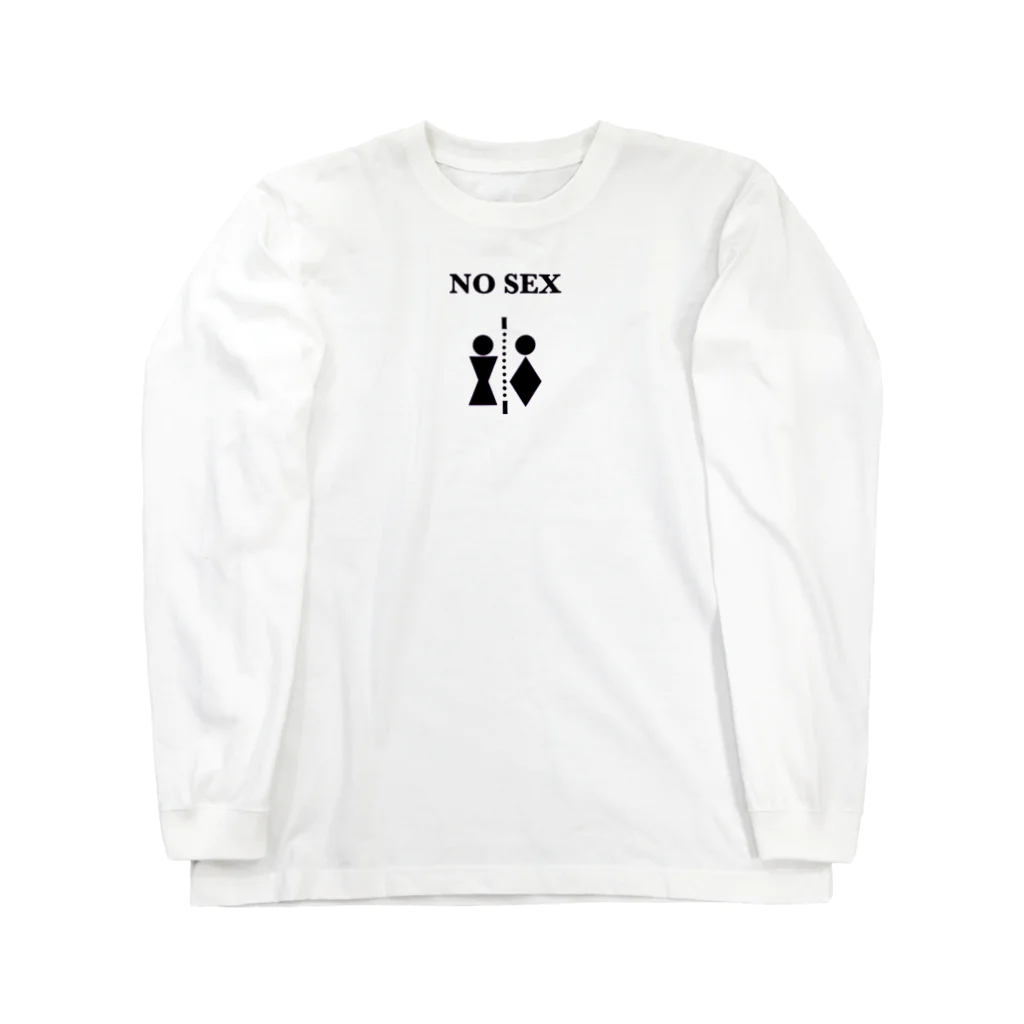 NO SEXのNO SEX ロゴ Long Sleeve T-Shirt