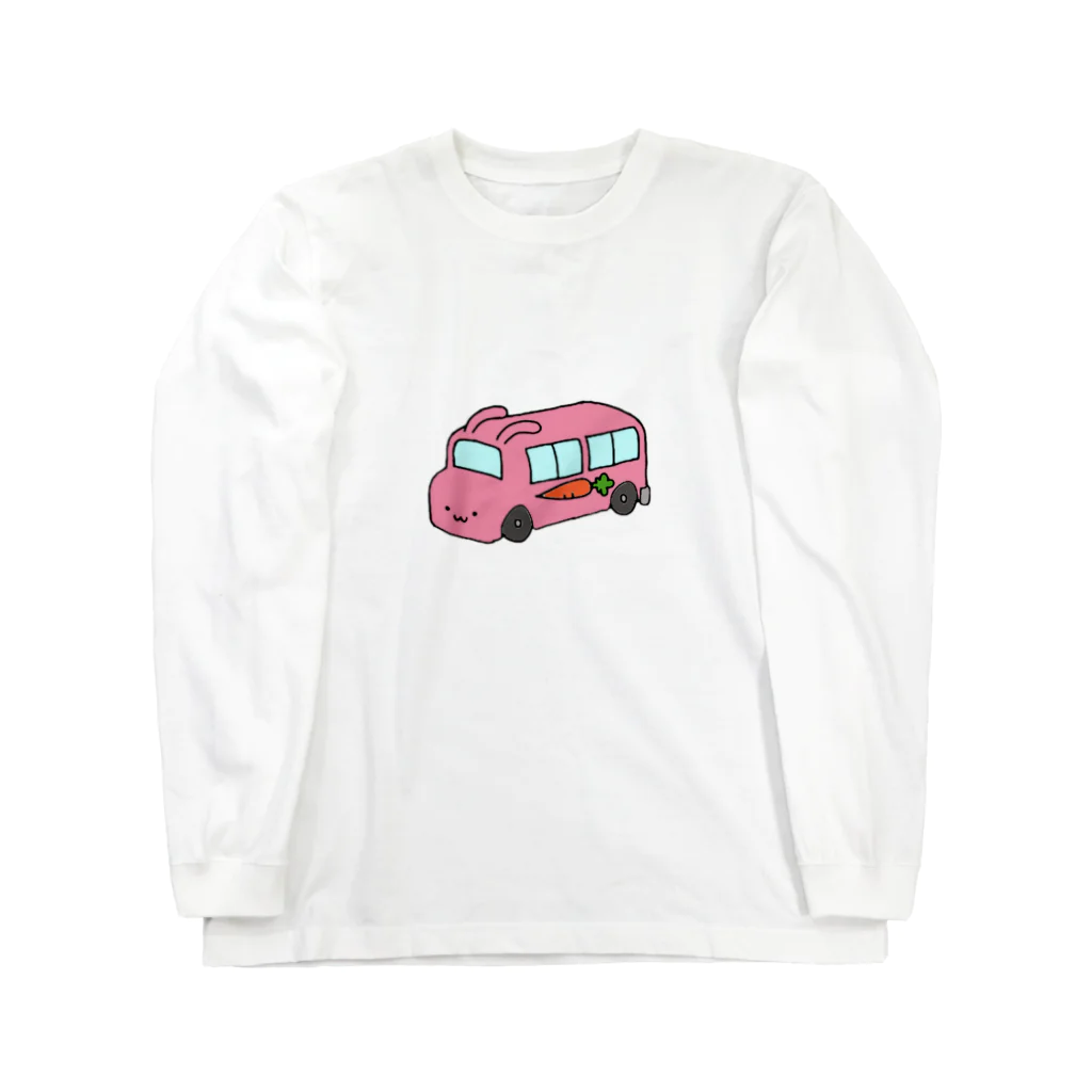 いぬのはなこ小屋のうさぎ幼稚園(もも) Long Sleeve T-Shirt