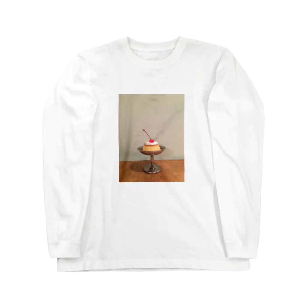 umechanのかためのプリン Long Sleeve T-Shirt