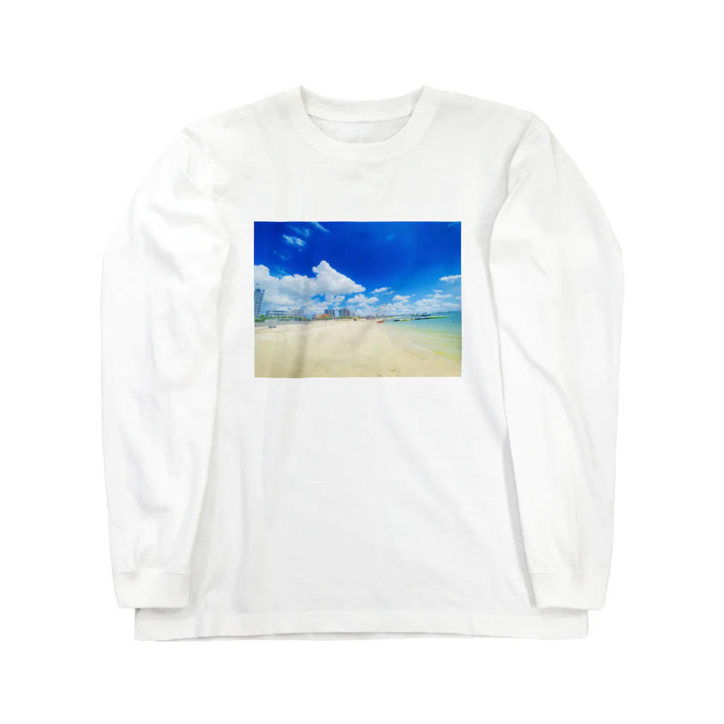 shoumaOriginalDesignのアラハビーチ Long Sleeve T-Shirt