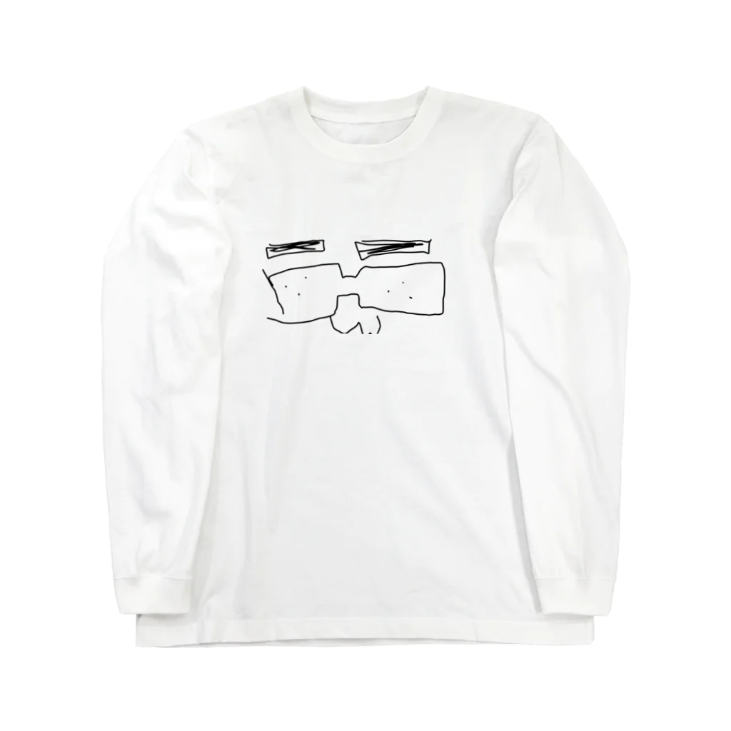 丸福のどこかのメガネさん👓 Long Sleeve T-Shirt