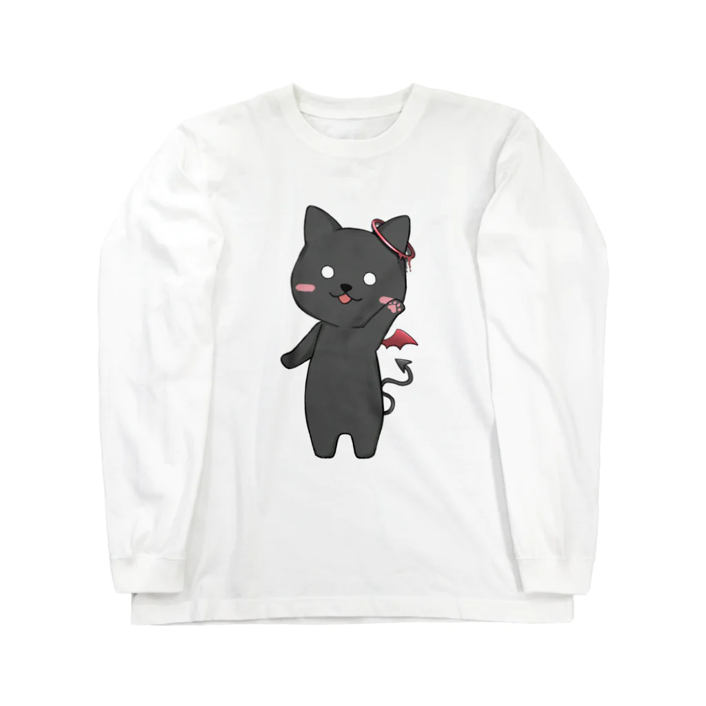 こたまおショップ【公式】の【まおたろう】うきうき Long Sleeve T-Shirt