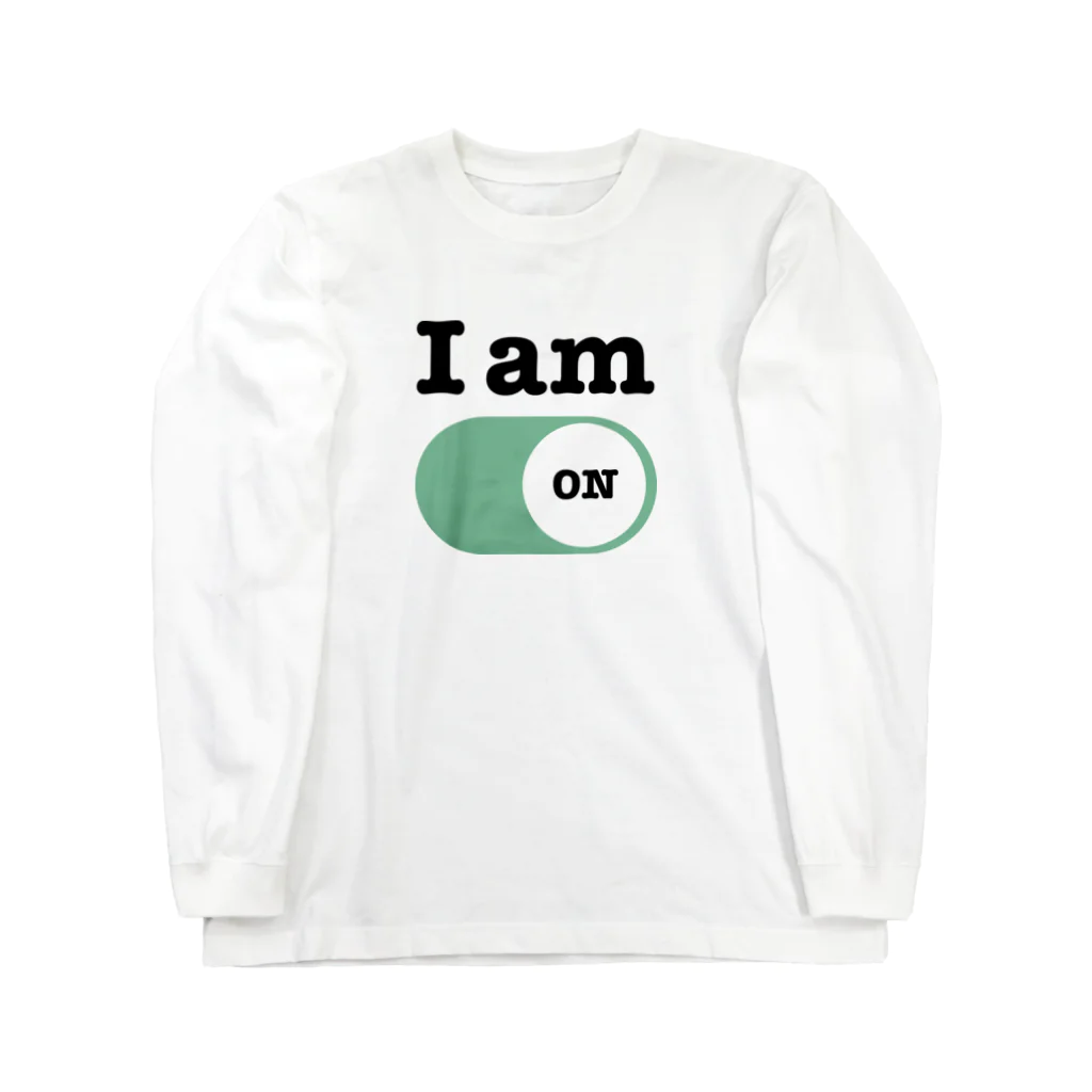 LOUD MINORITY .ShopのI am ON/OFF ロングスリーブTシャツ