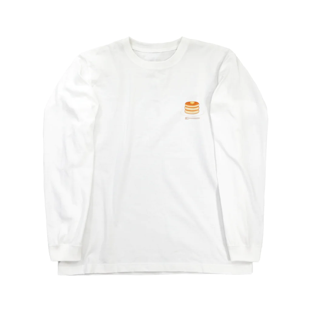 トイプードルのチョコのホットケーキ Long Sleeve T-Shirt