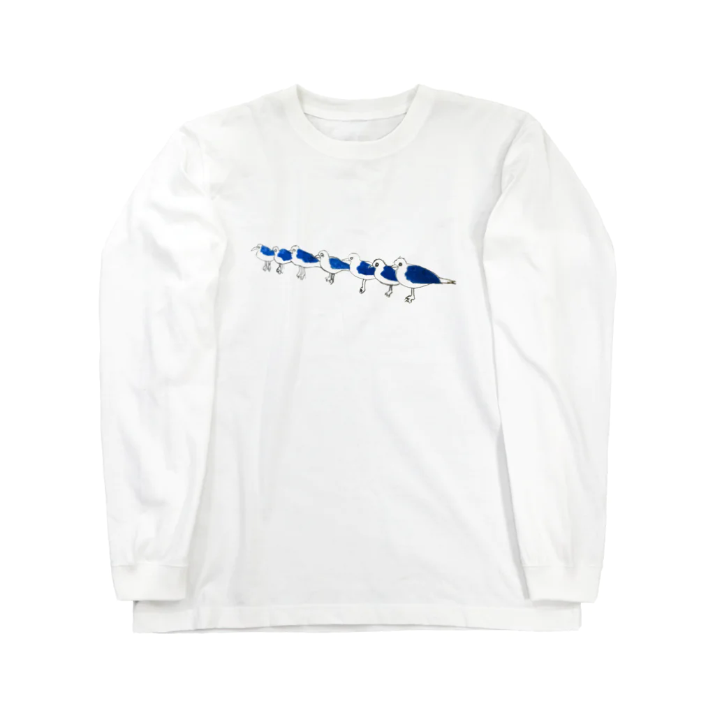 ニシモグショップのカモメ Long Sleeve T-Shirt