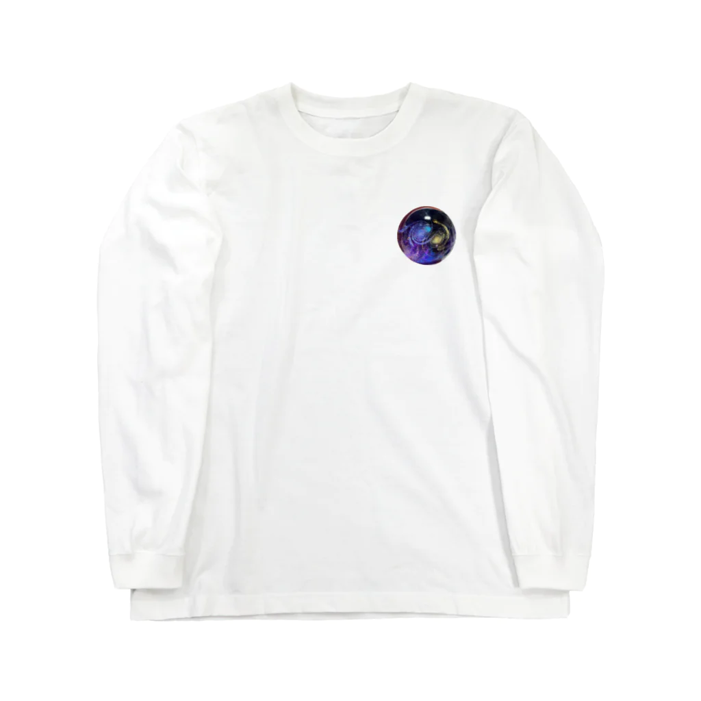 Ripples沖縄レジンアートの宇宙玉レジン Long Sleeve T-Shirt