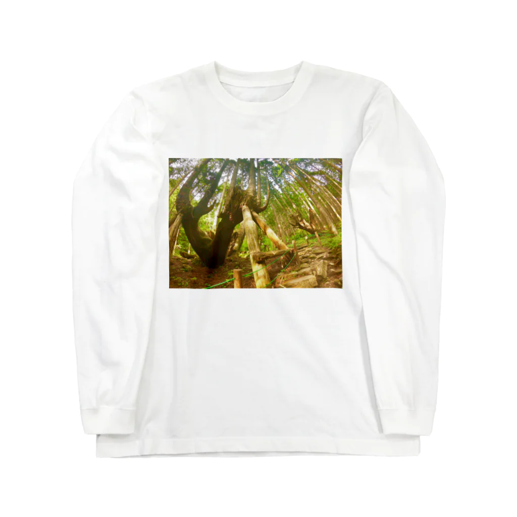 Kojima wataruの森 ロングスリーブTシャツ