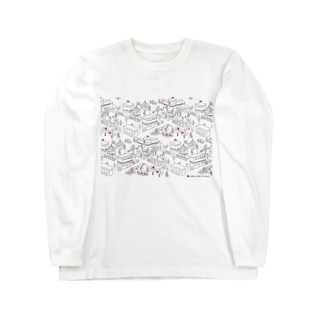 satonori-nodyのねこねこタウン　カラー Long Sleeve T-Shirt