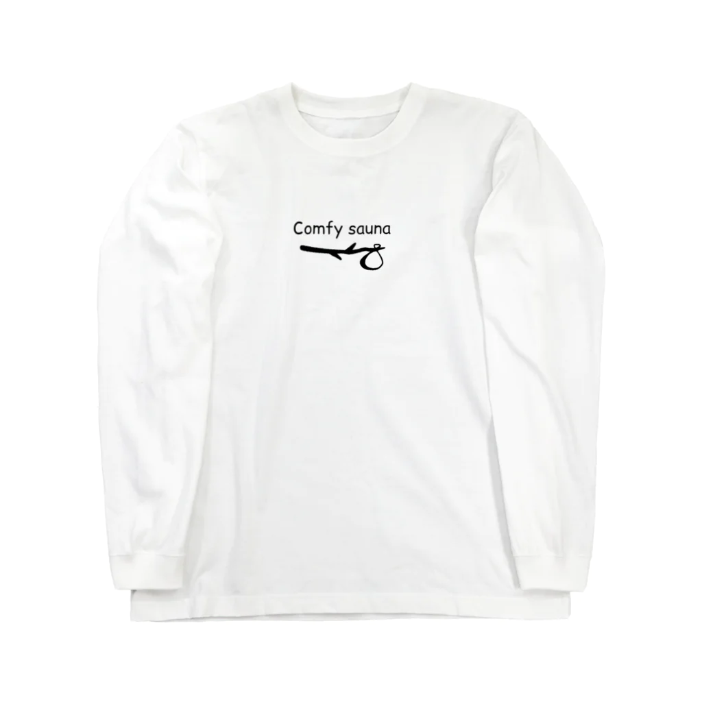 comfy sauna(コンフィーサウナ)ユヅキのComfy sauna 水風呂 Long Sleeve T-Shirt