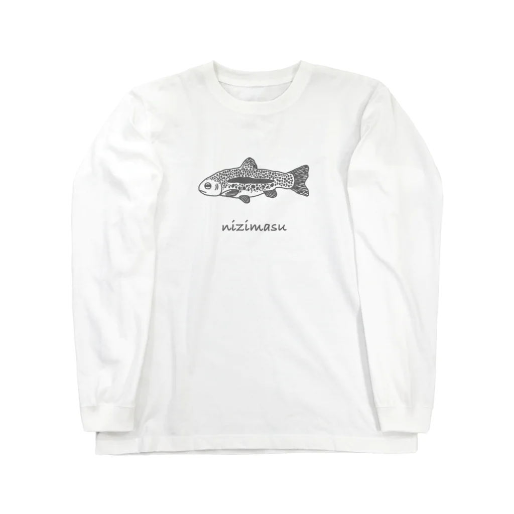 YOKOのニジマスさん（グレー） Long Sleeve T-Shirt