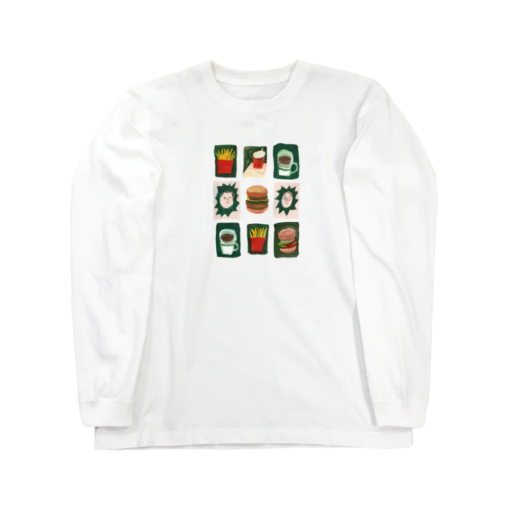 ママタルト本物チャンネルのコラージュ小 Long Sleeve T-Shirt