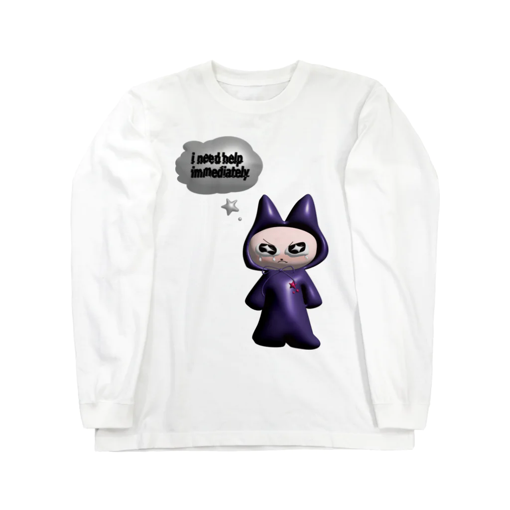 さむいのcats need help. Long Sleeve T-Shirt