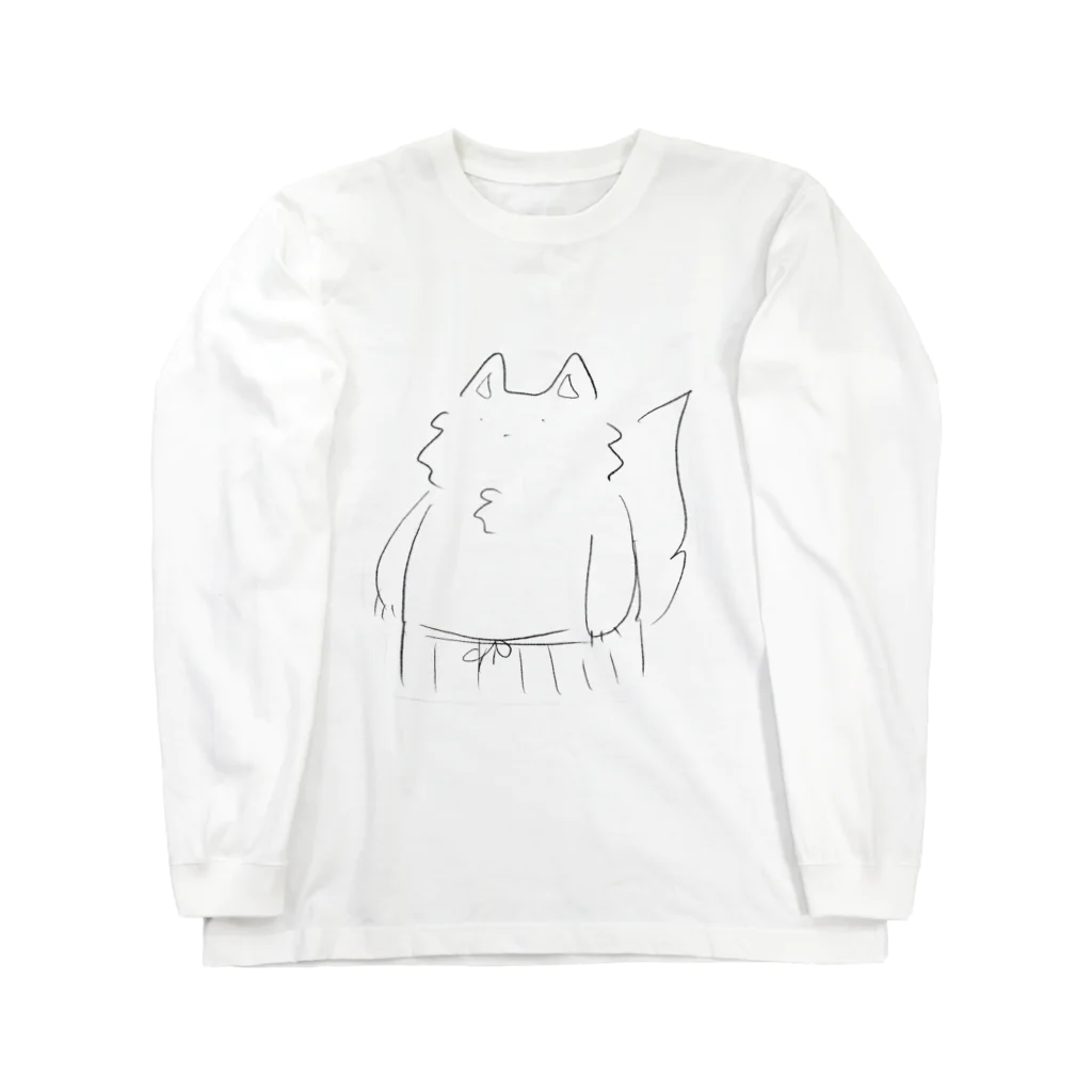 そのへんの黒猫のきょむ ロングスリーブTシャツ