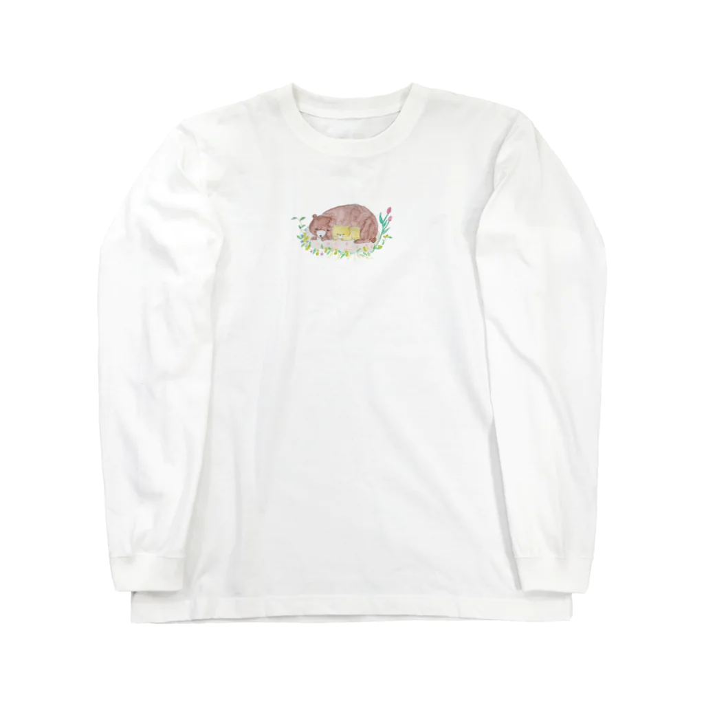 _maruco_の花のベッドで、お昼寝 Long Sleeve T-Shirt