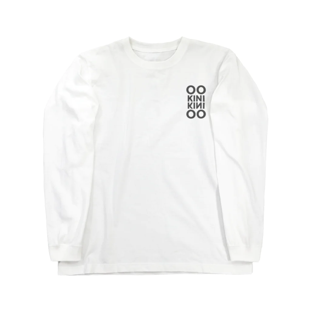 KYOTOSSのOOKINI GRAY Long Sleeve T-Shirt Long Sleeve T-Shirt