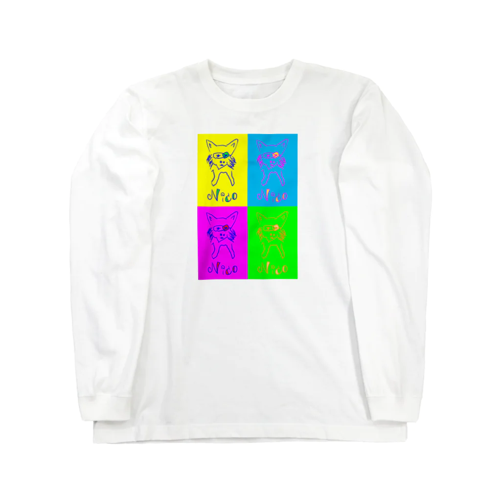 リカ蔵～rikagura～のpecoじい_nico Long Sleeve T-Shirt