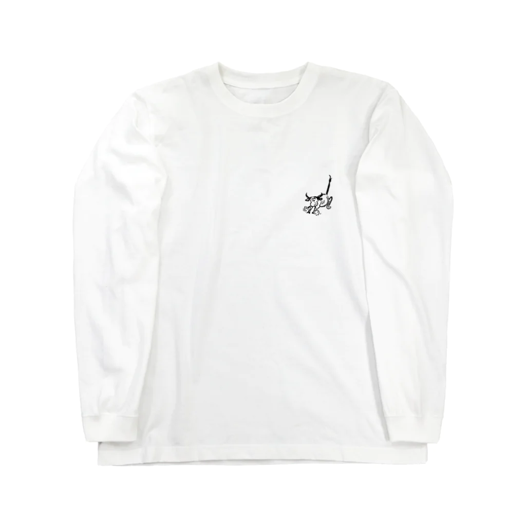 puikkoのUボート　荒ぶる雄牛（ワンポイント） Long Sleeve T-Shirt