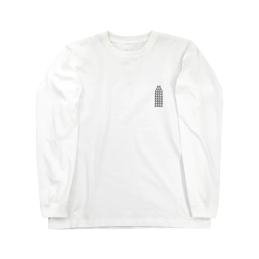 puikkoの元三大師の厄除け（豆大師）（ワンポイント） Long Sleeve T-Shirt