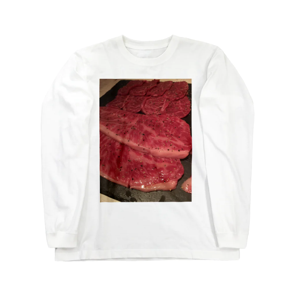rikoriの贅沢お肉 ロングスリーブTシャツ