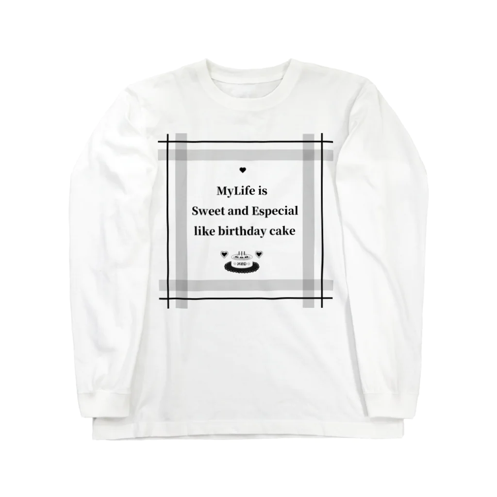 Epocherishの人生はお誕生日ケーキ Long Sleeve T-Shirt