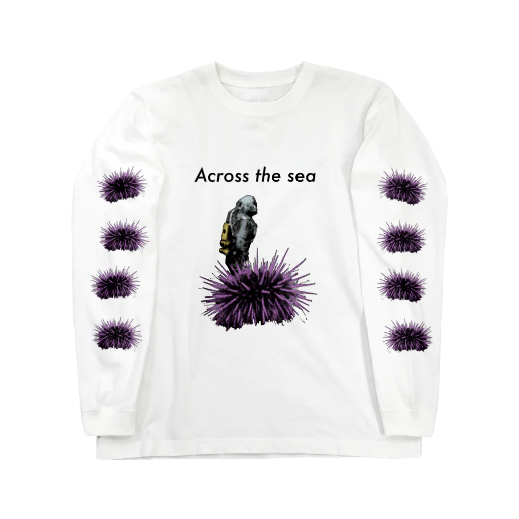 Across the seaのアクロス君(仮) ロングスリーブTシャツ