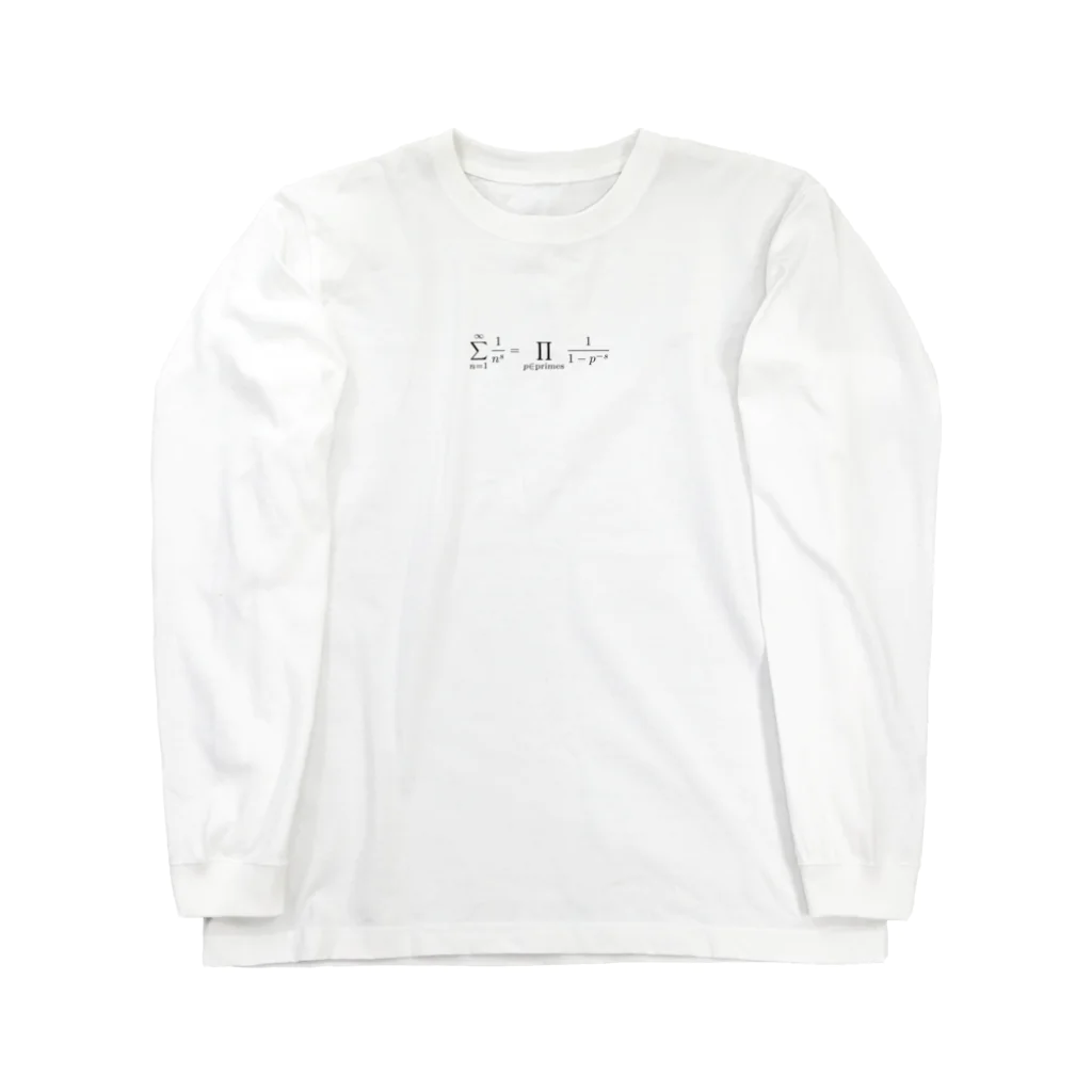 理系ファンクラブのオイラー積 - Euler product -  Long Sleeve T-Shirt