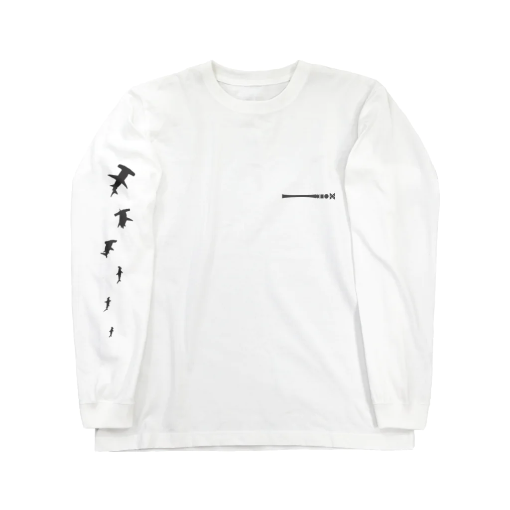 ____.tripのハンマーヘッドシャーク_与那国ハジチ Long Sleeve T-Shirt