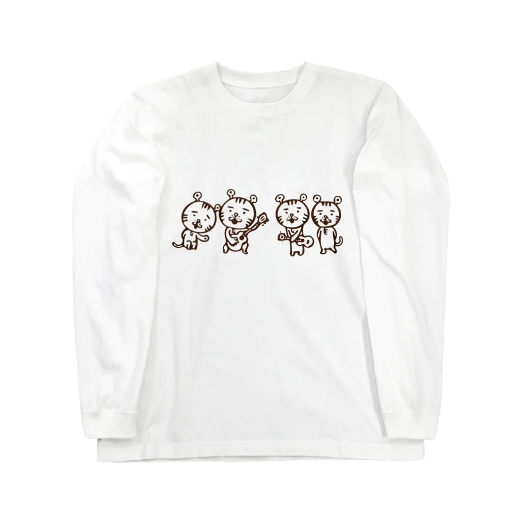 TACAのグッズ売り場のギタじろうかるてっと Long Sleeve T-Shirt