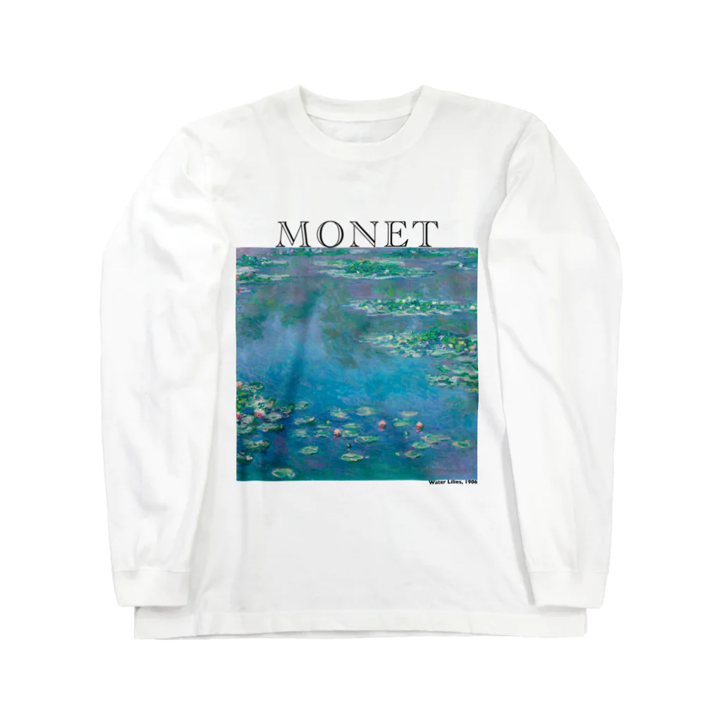 MUGEN ARTのモネ　睡蓮　Claude Monet / Water Lilies Long Sleeve T-Shirt
