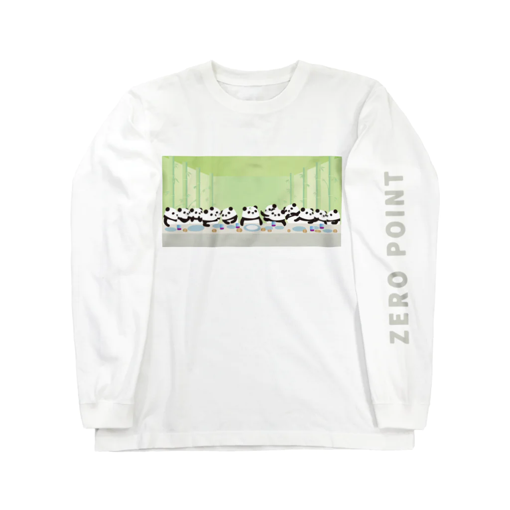 ZERO POINT 銀座のパンダの晩餐 Long Sleeve T-Shirt