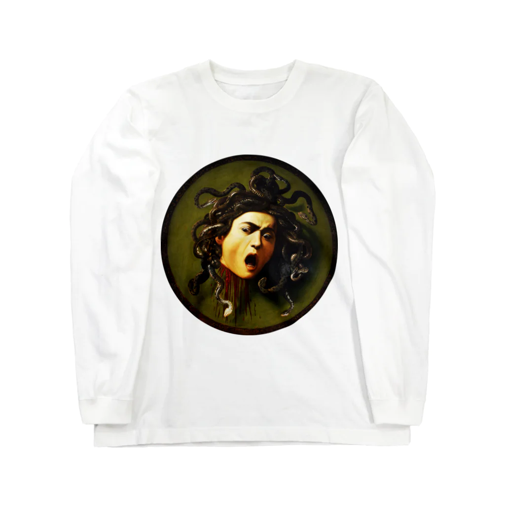 MUGEN ARTのメドゥーサ　カラヴァッジオ　Caravaggio / Medusa ロングスリーブTシャツ