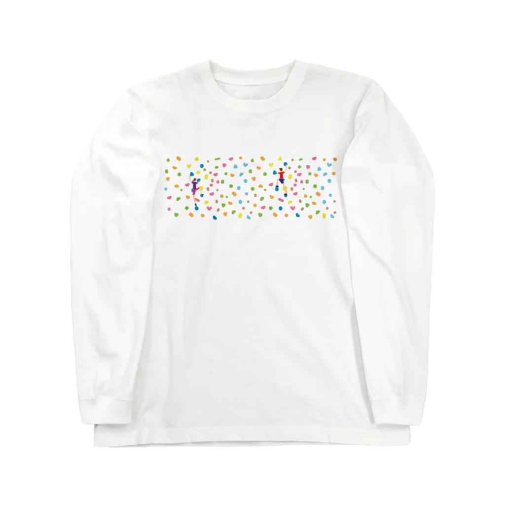 ぬまたひちのボルダリングが趣味です Long Sleeve T-Shirt