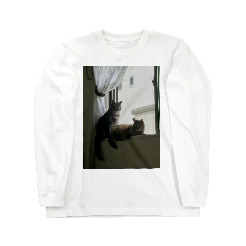 ハネ(🦄)のエモ猫ず Long Sleeve T-Shirt