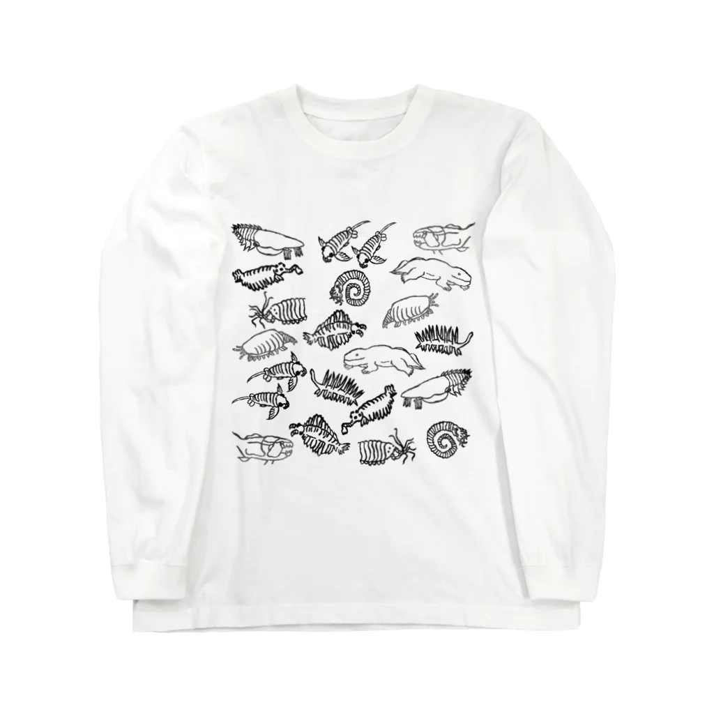 はんこや　ののの古生代のいきものたち Long Sleeve T-Shirt