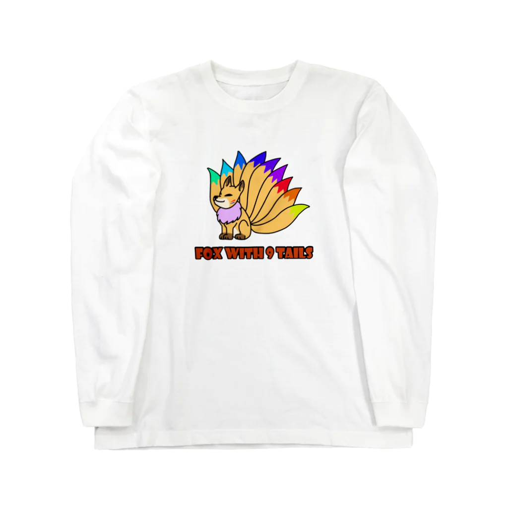 にょろももももものゲーミングきつね Long Sleeve T-Shirt