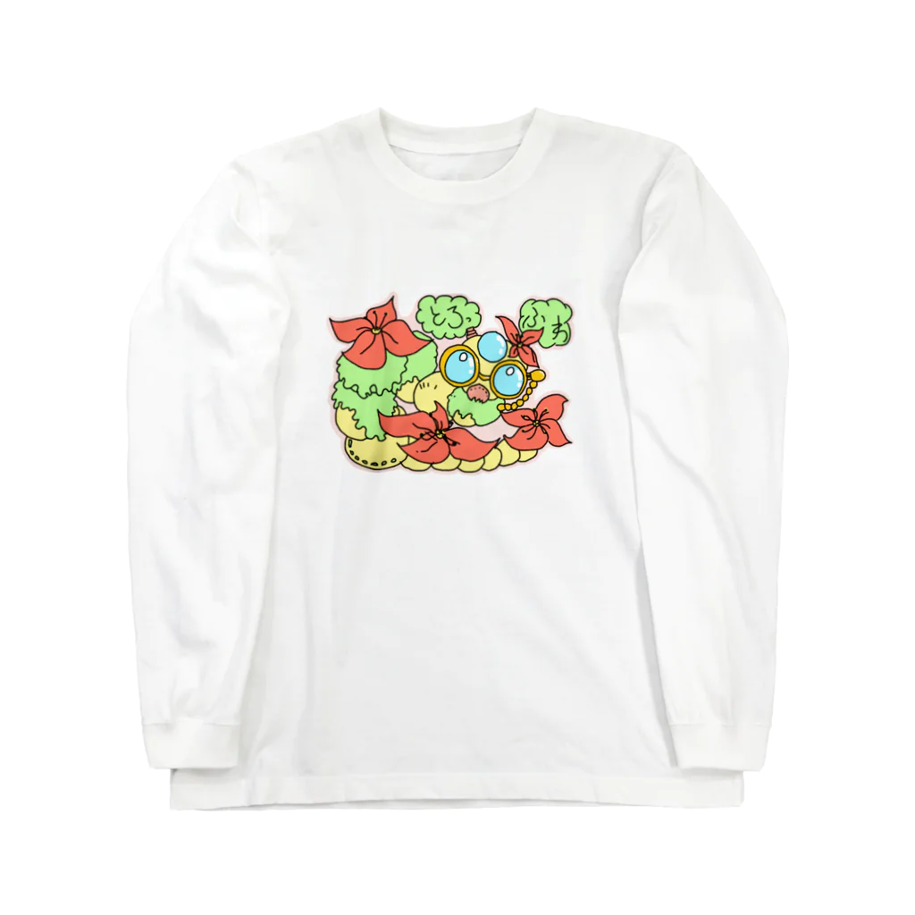 だだーん。のふわとろワーム Long Sleeve T-Shirt