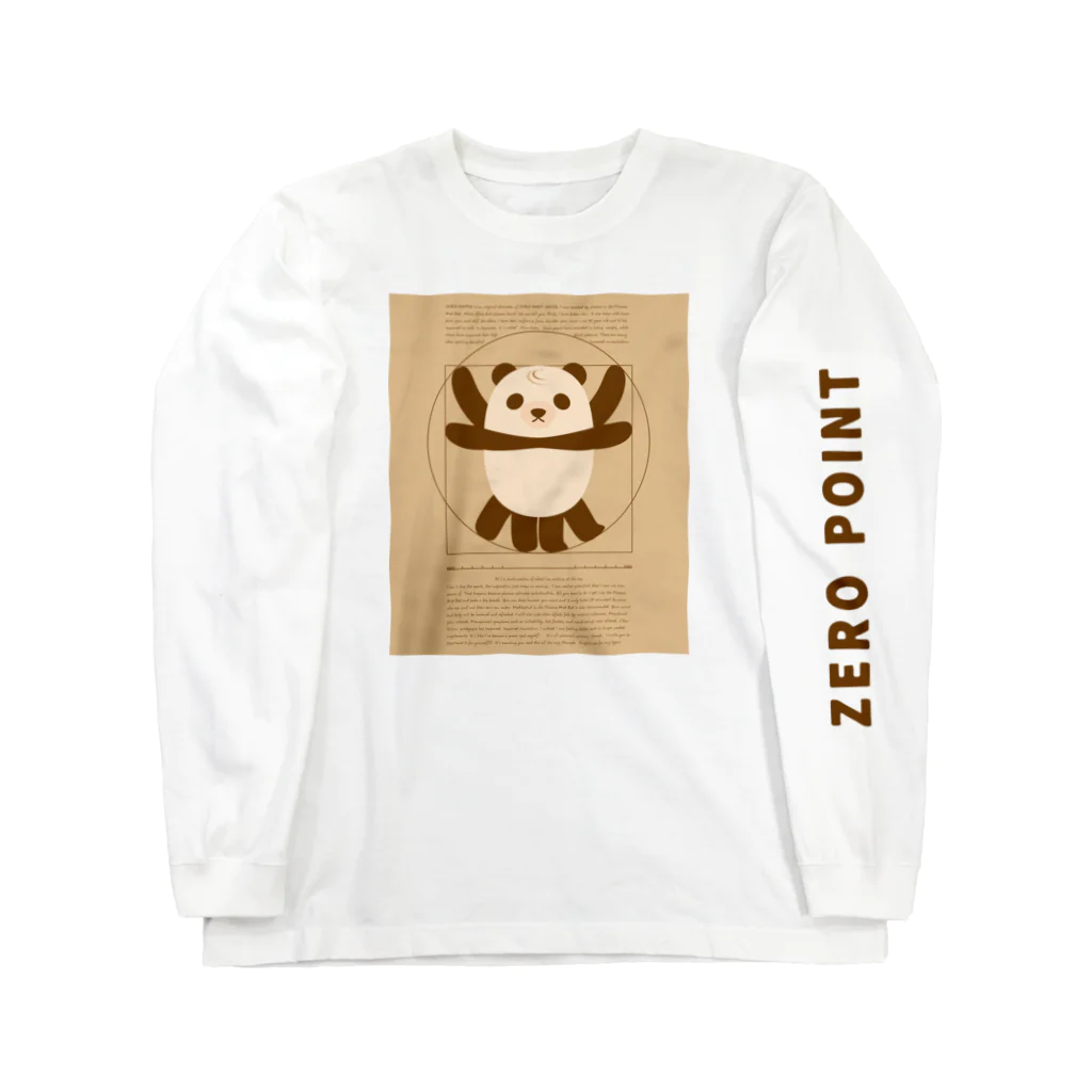 ZERO POINT 銀座のウィトルウィウス的パン体図 Long Sleeve T-Shirt
