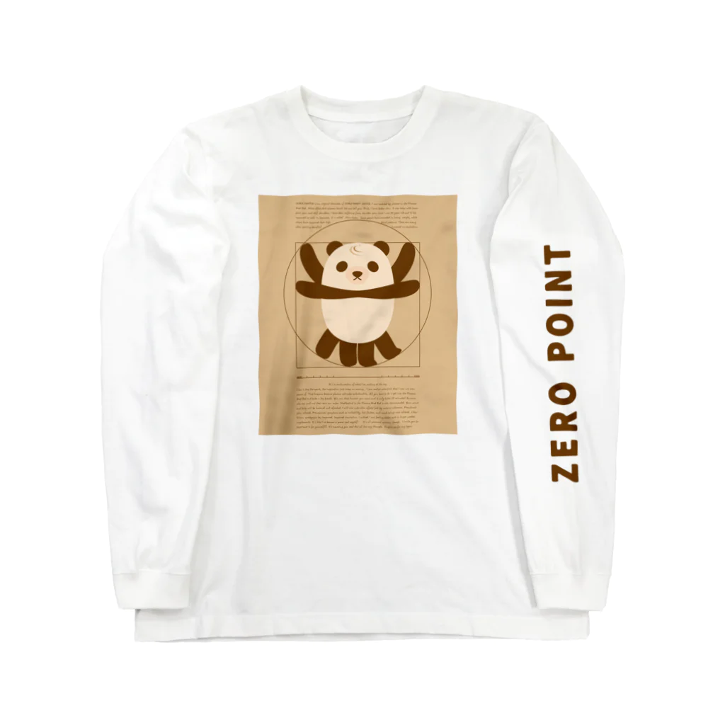 ZERO POINT 銀座のウィトルウィウス的パン体図 ロングスリーブTシャツ