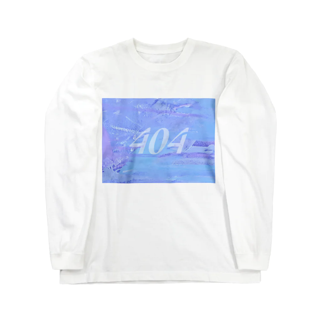 アヤメの404 ロングスリーブTシャツ