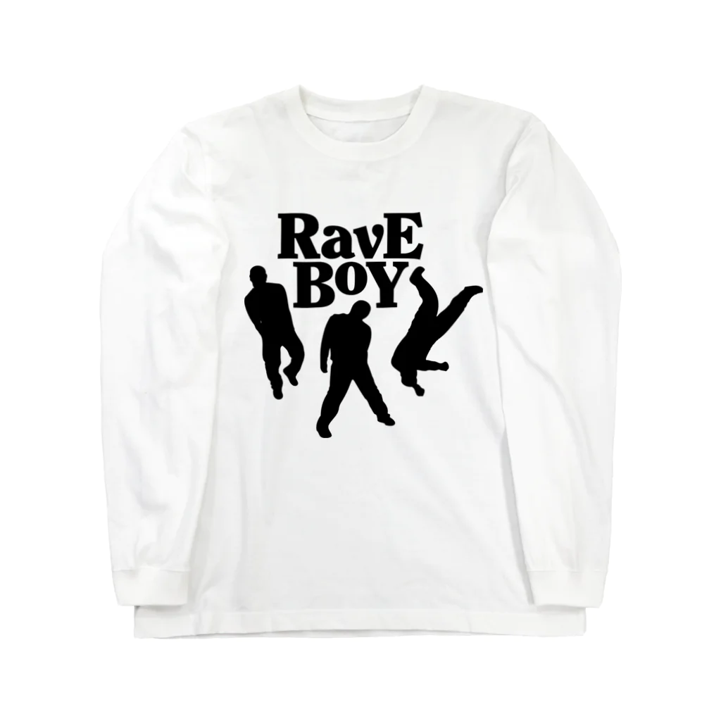 Mohican GraphicsのRave Boy Records ロングスリーブTシャツ