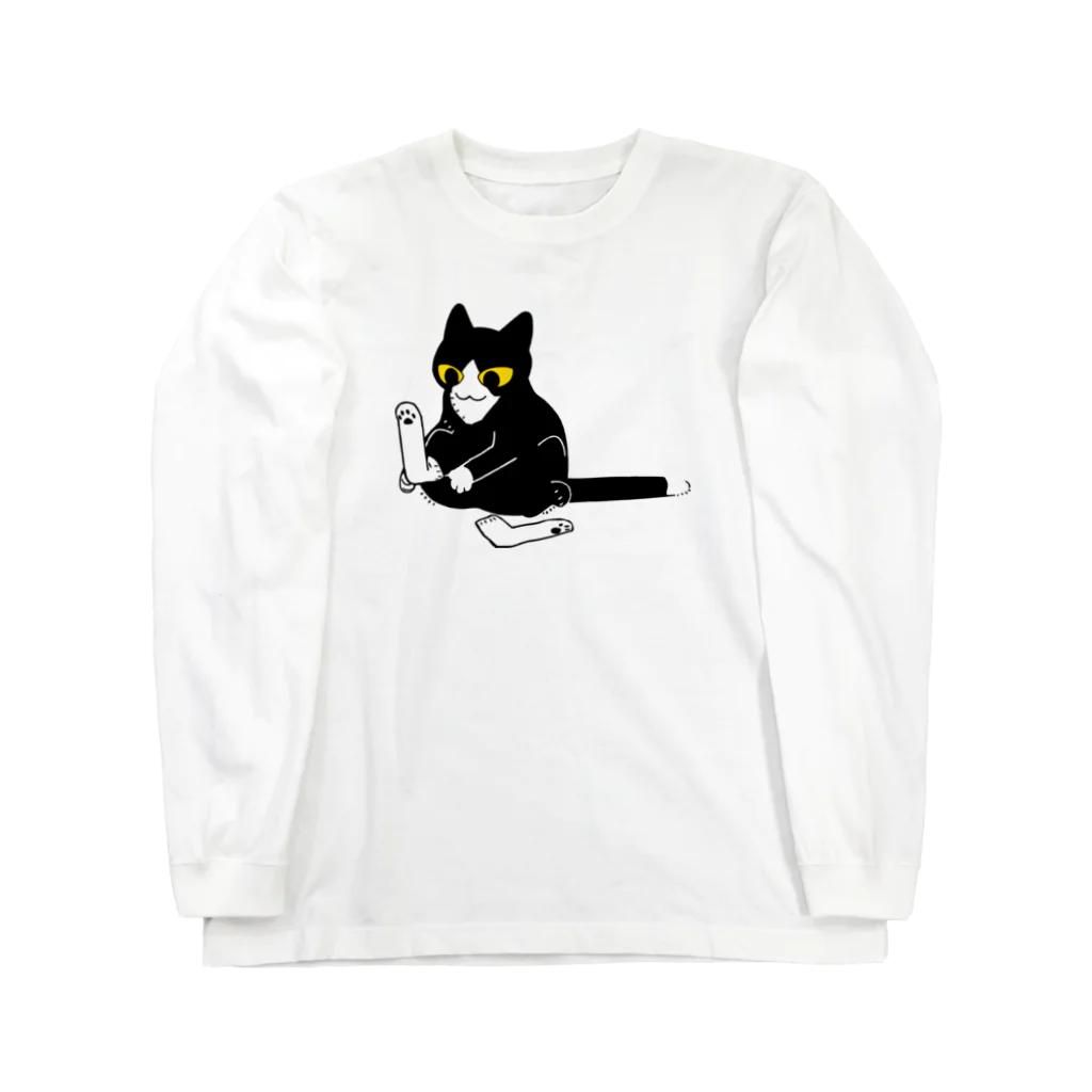 ふじひとのくつした猫 Long Sleeve T-Shirt