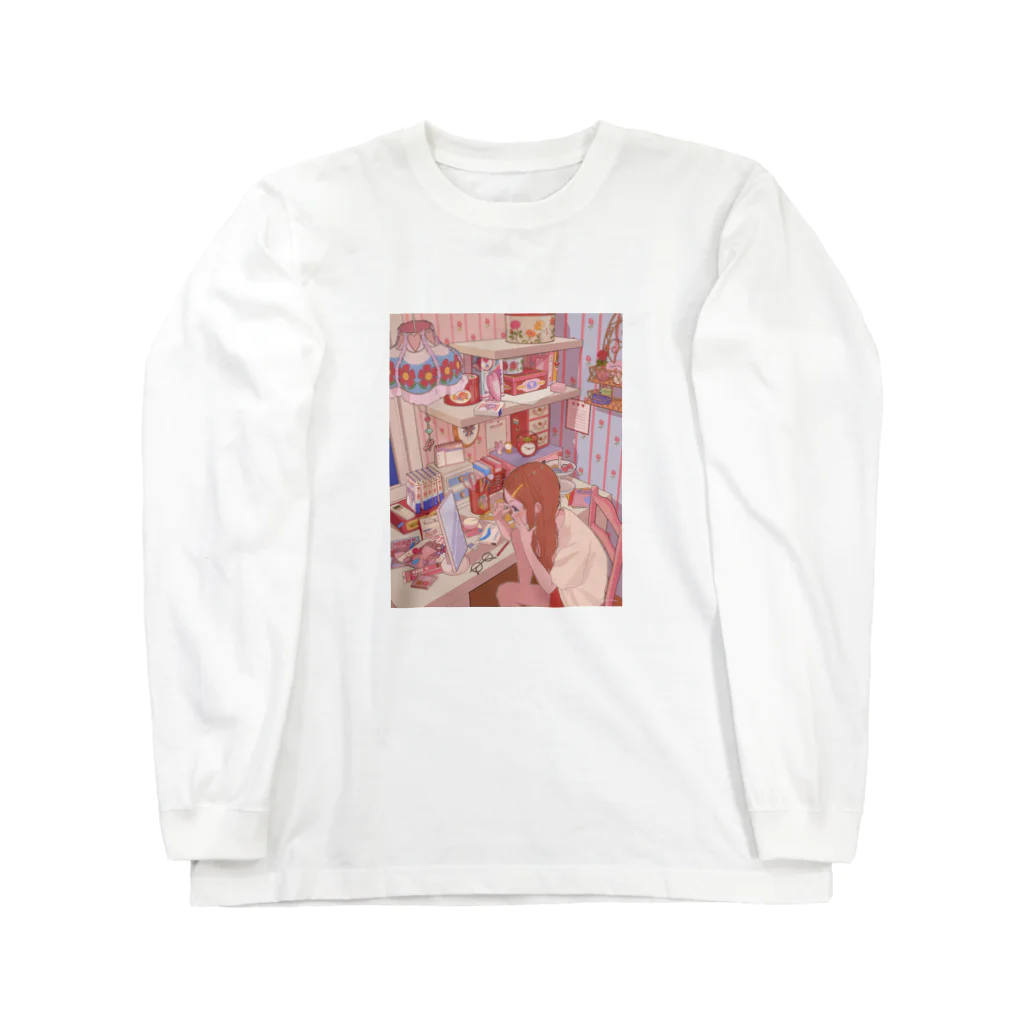 名もなきショップのメイクする可愛いJK Long Sleeve T-Shirt