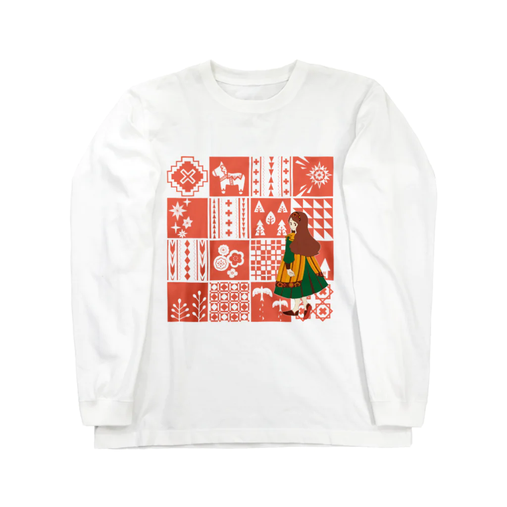 Cicogna（チコーニャ）のpatchwork GIRL Long Sleeve T-Shirt