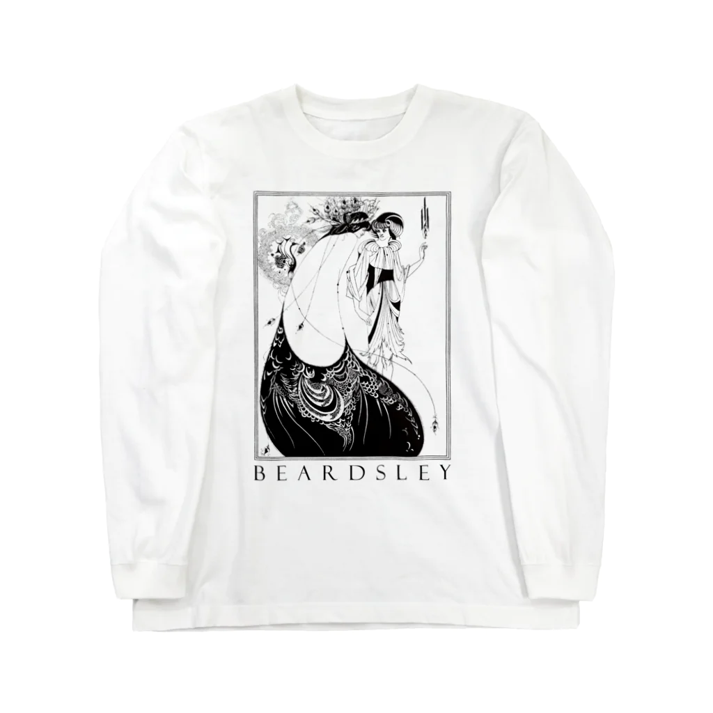 Hungry Freaksのビアズリー「孔雀のスカート」 Long Sleeve T-Shirt