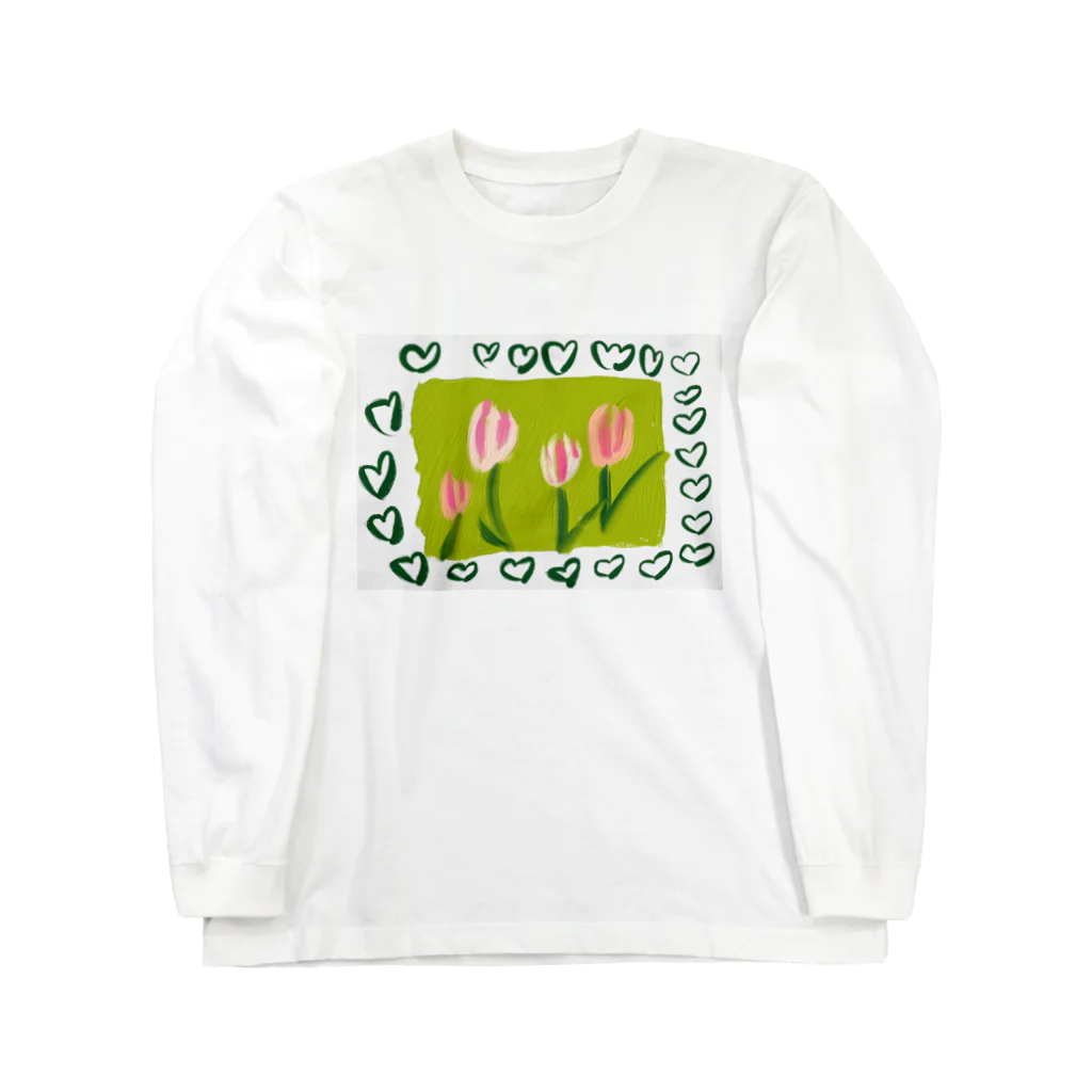 LOCO&HAREのlovely tulip ロングスリーブTシャツ