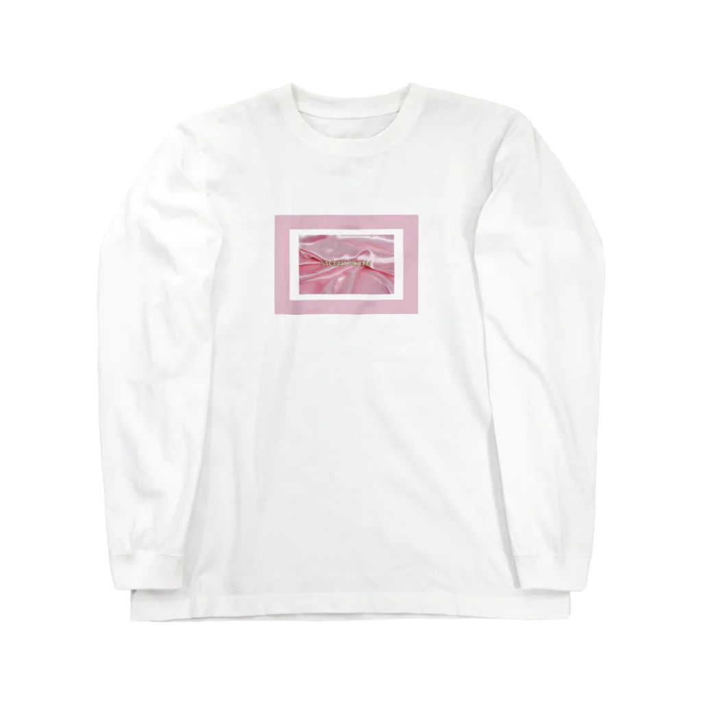 SWEET ROOMのSWEET ROOM pink satin  ロングスリーブTシャツ