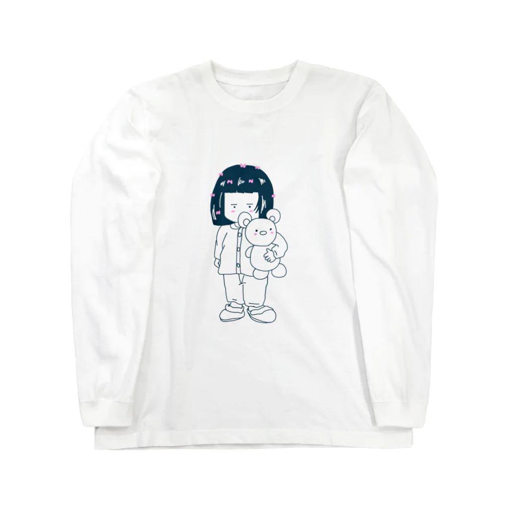 貞子やでのむーさん Long Sleeve T-Shirt