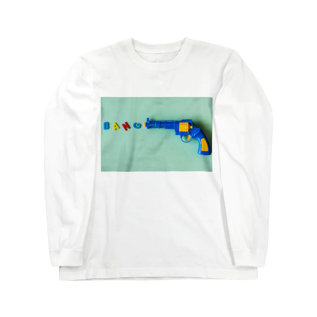 パーティープラネットのBANG!おもちゃの鉄砲 Long Sleeve T-Shirt